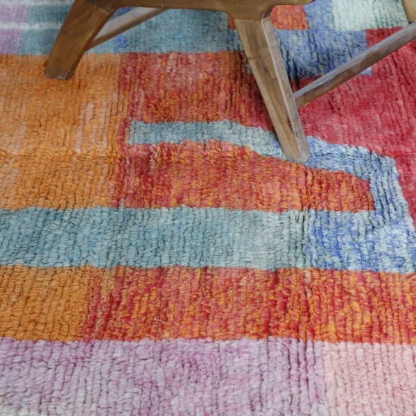 Boujaad Carpet 10.3x6.6 Ft – Handmade Moroccan Wool Rug - Image 6