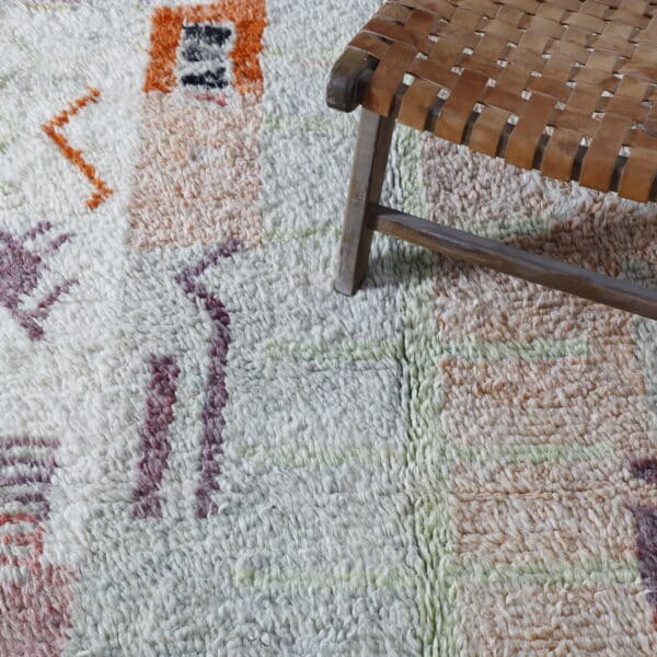 Boujaad Carpet 7.8x5.1 Ft – Handmade Moroccan Wool Rug - Image 2