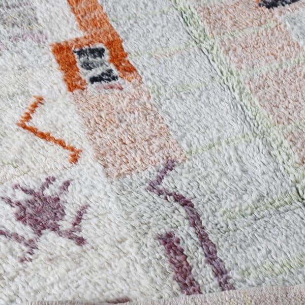 Boujaad Carpet 7.8x5.1 Ft – Handmade Moroccan Wool Rug - Image 4