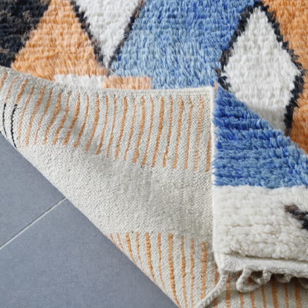 Boujaad Carpet 6.2x5.2 Ft – Handmade Moroccan Wool Rug - Image 6