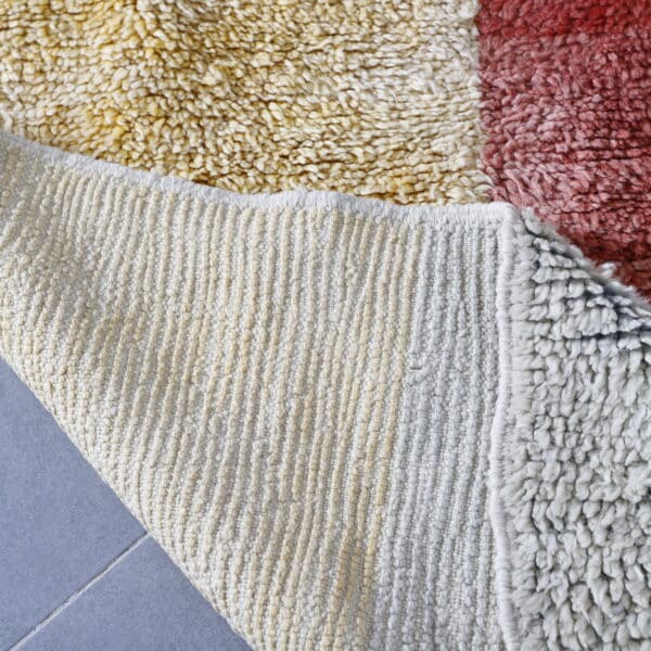 Colorful Beni Ourain 9.0x6.6 Ft – Handmade Moroccan Wool Rug - Image 5
