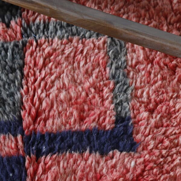 Boujaad Carpet 7.5x5.1 Ft – Handmade Moroccan Wool Rug - Image 3