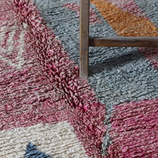 Boujaad Rug 9.5x6.5 Ft – Handmade Moroccan Wool Rug - Image 6