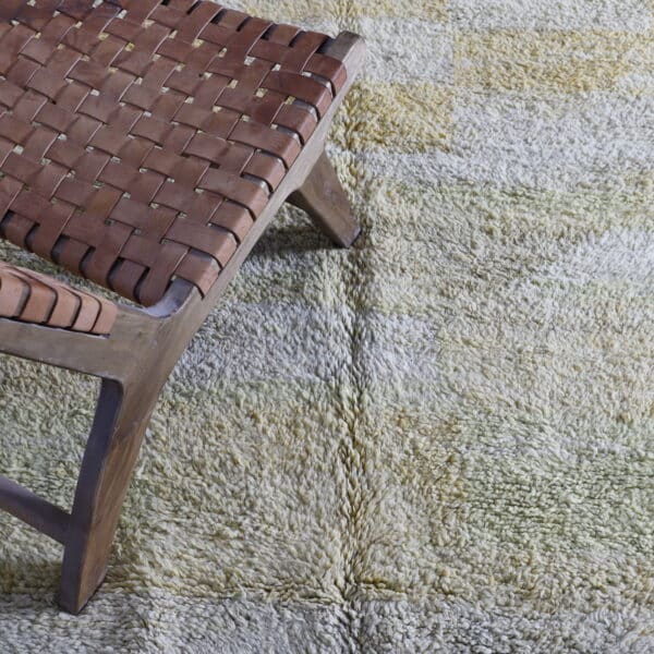 Yellow Boujaad Rug 9.3x6.3 Ft – Handmade Moroccan Wool - Image 3