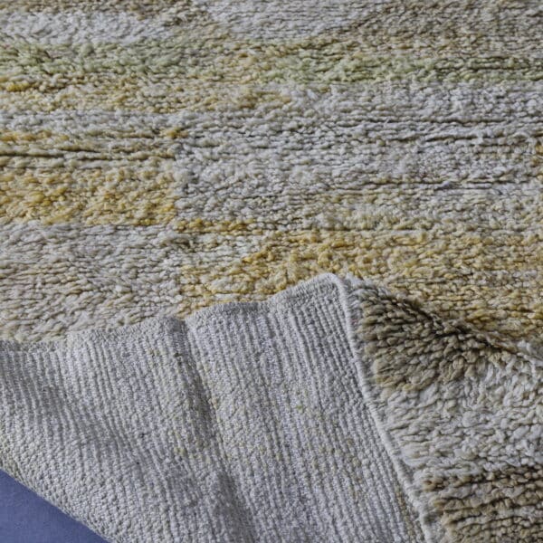 Yellow Boujaad Rug 9.3x6.3 Ft – Handmade Moroccan Wool - Image 5
