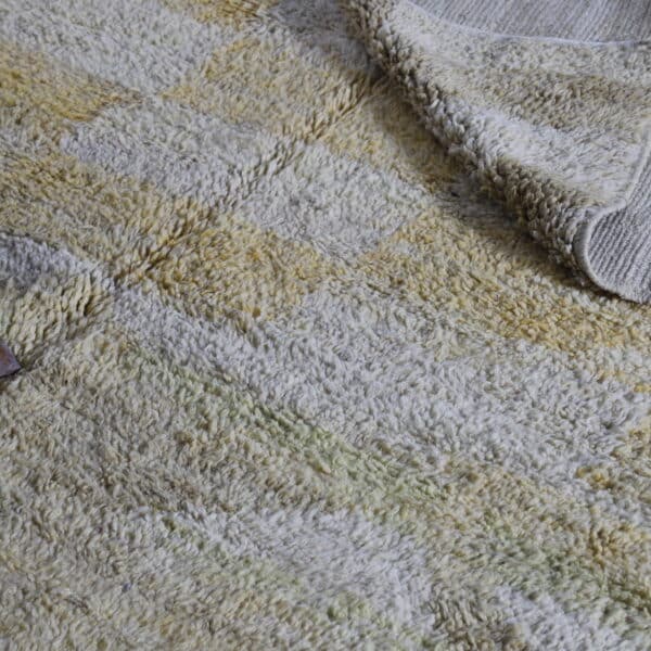 Yellow Boujaad Rug 9.3x6.3 Ft – Handmade Moroccan Wool - Image 6