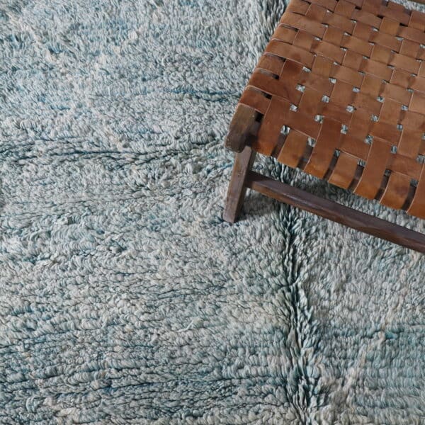 Beni Ourain Rug 7.9x4.9 Ft – Handmade Moroccan Wool Rug - Image 3