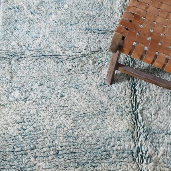 Beni Ourain Rug 7.9x4.9 Ft – Handmade Moroccan Wool Rug - Image 4