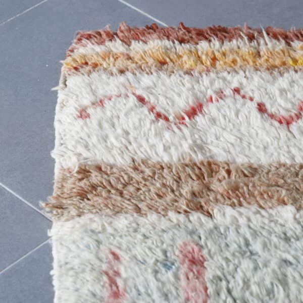 Boujaad Rug 7.9x5.1 Ft – Handmade Moroccan Wool Rug - Image 3