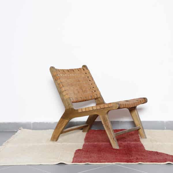 Beni Ourain Rug 7.5x4.9 Ft – Handmade Moroccan Wool Rug - Image 2