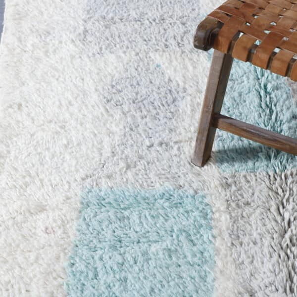 Beni Ourain Rug 8.2x5.1 Ft – Handmade Moroccan Wool Rug - Image 2