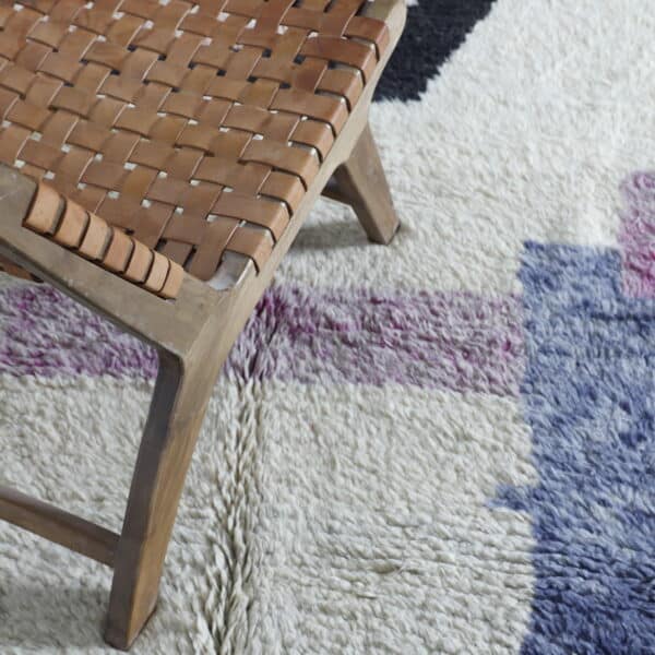 Boujaad Rug 7.9x5.1 Ft – Handmade Moroccan Wool Rug - Image 3