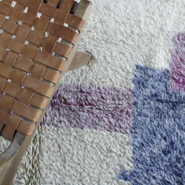 Boujaad Rug 7.9x5.1 Ft – Handmade Moroccan Wool Rug - Image 4