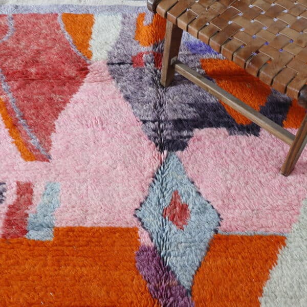 Boujaad Rug 7.0x5.0 Ft – Handmade Moroccan Wool Rug - Image 5