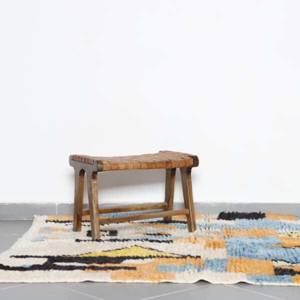 Colorful Boujaad Rug 6.2x5.2 Ft – Handmade Moroccan Wool - Image 2