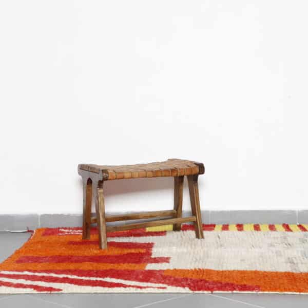 Abstract Boujaad Rug 6.2x5.1 Ft – Handmade Moroccan Wool - Image 2