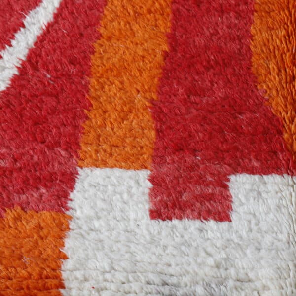 Abstract Boujaad Rug 6.2x5.1 Ft – Handmade Moroccan Wool - Image 4
