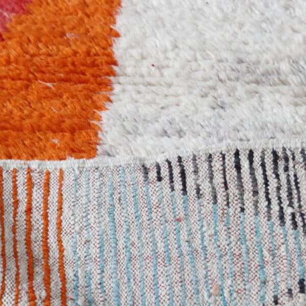 Abstract Boujaad Rug 6.2x5.1 Ft – Handmade Moroccan Wool - Image 5