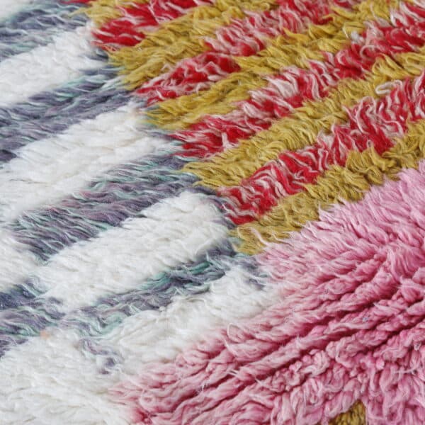 Colorful Boujaad Rug 6.7x5.4 Ft – Handmade Moroccan Wool - Image 5