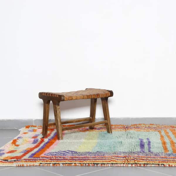 Colorful Boujaad Rug 6.6x5.1 Ft – Handmade Moroccan Wool - Image 4