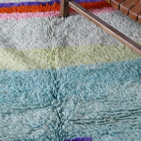 Colorful Boujaad Rug 6.6x5.1 Ft – Handmade Moroccan Wool - Image 5