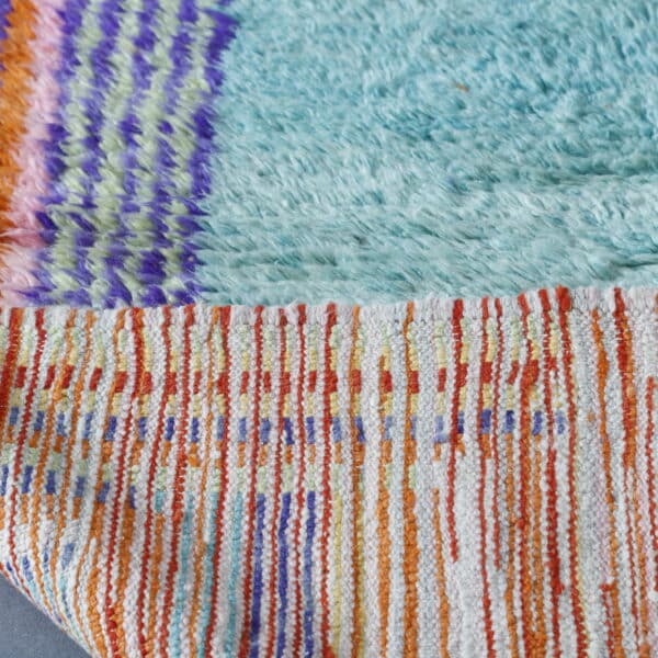 Colorful Boujaad Rug 6.6x5.1 Ft – Handmade Moroccan Wool - Image 2