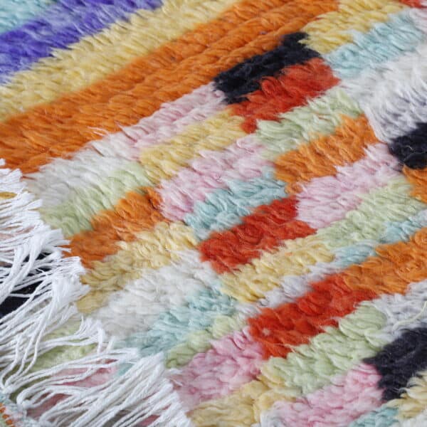 Colorful Boujaad Rug 6.6x5.1 Ft – Handmade Moroccan Wool - Image 3