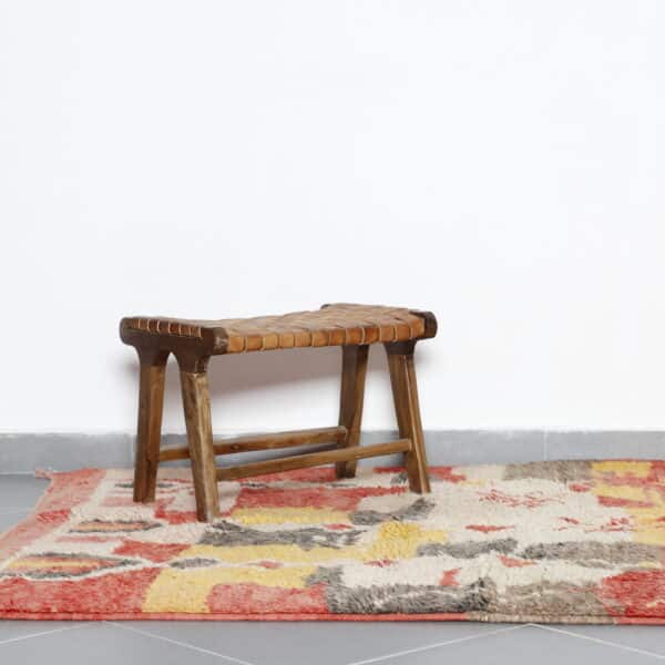 New Boujaad Rug 7.2x5.1 Ft – Handmade Moroccan Wool Rug - Image 2