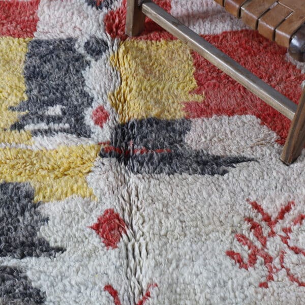 New Boujaad Rug 7.2x5.1 Ft – Handmade Moroccan Wool Rug - Image 3