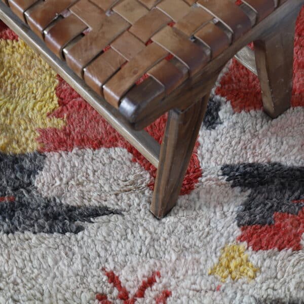 New Boujaad Rug 7.2x5.1 Ft – Handmade Moroccan Wool Rug - Image 4