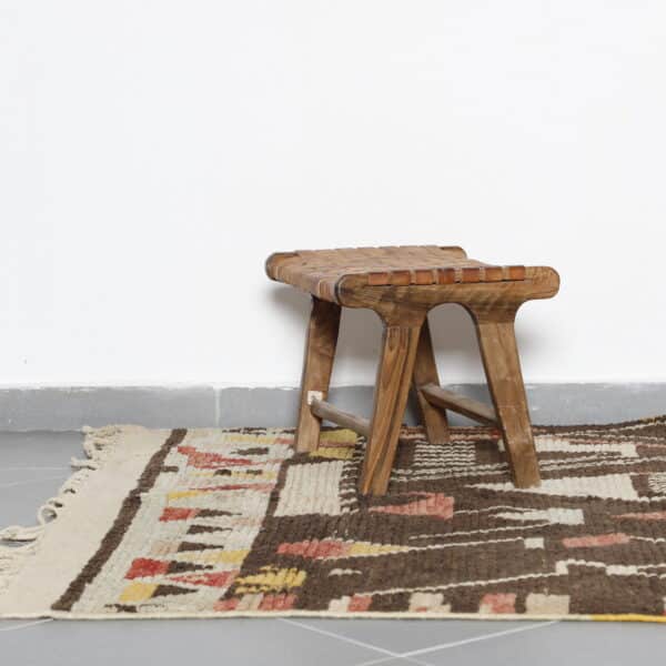 Vintage Boujaad Rug 8.4x5.6 Ft – Handmade Moroccan Wool - Image 2