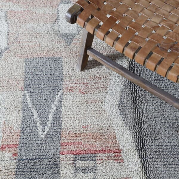 Vintage Boujaad Rug 8.3x5.4 Ft – Handmade Moroccan Wool - Image 6