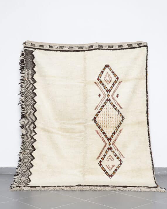 Taznakht Rug 7.1x5.7 Ft handmade in Morocco with Amazigh tribal motifs