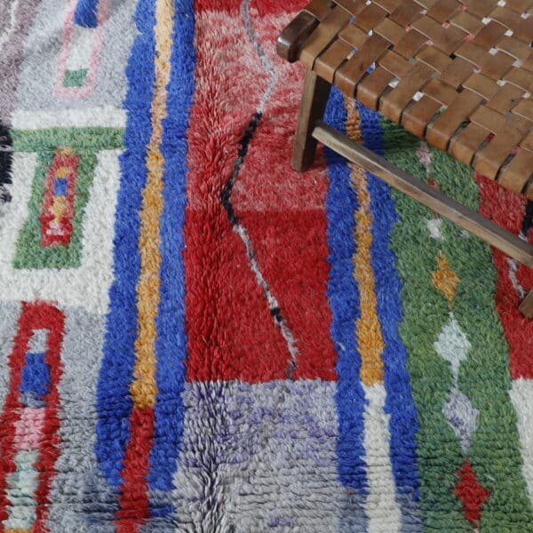 Boujaad Rug 8.6x5.9 Ft – Handmade Moroccan Wool Rug - Image 3