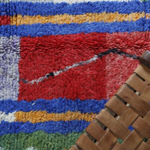Boujaad Rug 8.6x5.9 Ft – Handmade Moroccan Wool Rug - Image 4
