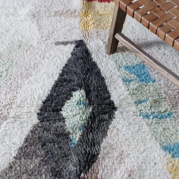 New Boujaad Rug 6.6x6.4 Ft – Handmade Moroccan Wool Rug - Image 5