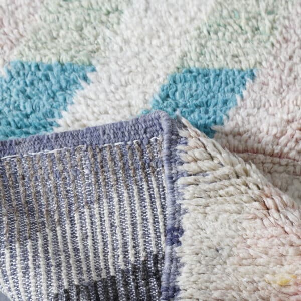 New Boujaad Rug 6.6x6.4 Ft – Handmade Moroccan Wool Rug - Image 3