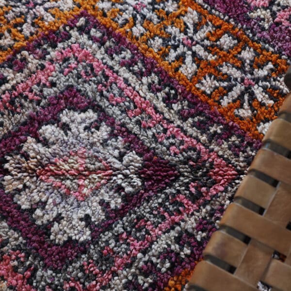 Old Boujaad Rug 10.5x5.9 Ft – Handcrafted Moroccan Wool - Image 3