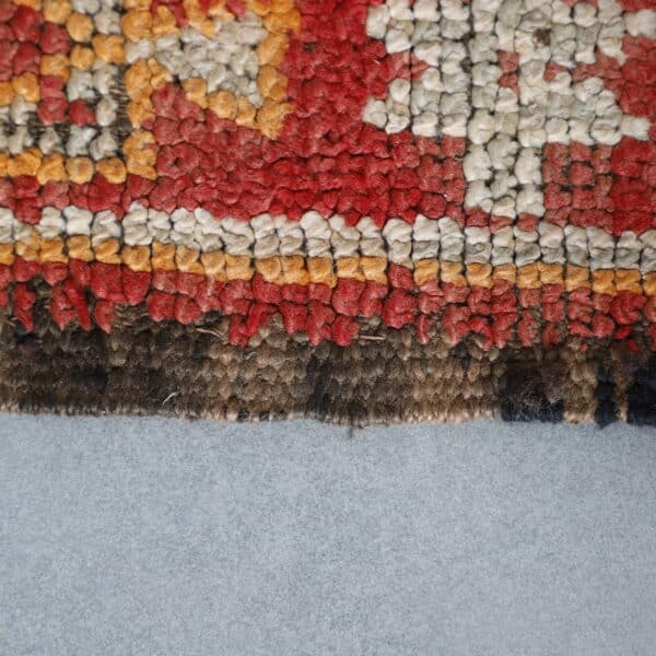 Vintage Beni Mguild 8.3x6.9 Ft – Handknotted Moroccan Wool Rug - Image 6