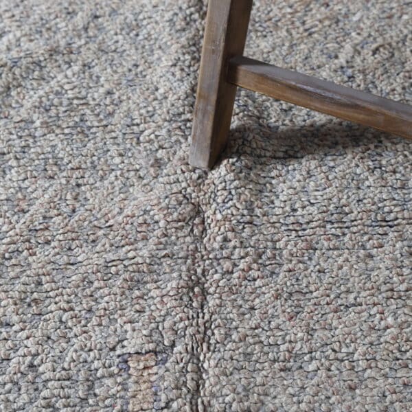 Vintage Beni Mguild 9.0x8.2 Ft – Handknotted Moroccan Wool Rug - Image 3