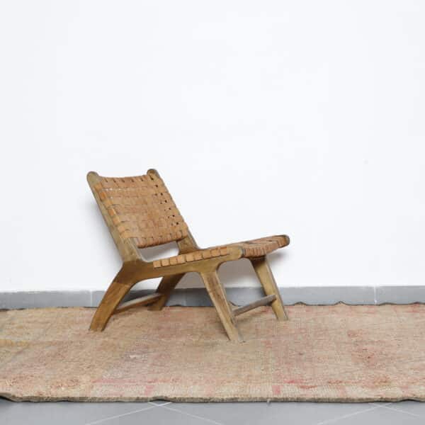 Vintage Beni Mguild 9.5x6.1 Ft – Handknotted Moroccan Wool Rug - Image 4