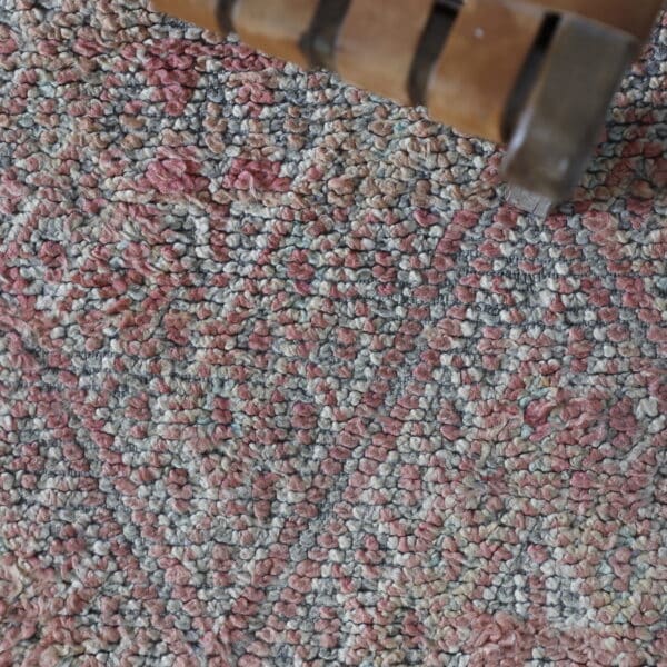 Vintage Beni Mguild 9.5x6.1 Ft – Handknotted Moroccan Wool Rug - Image 5