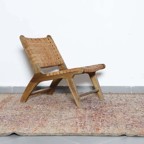 Vintage Beni Mguild 9.4x6.6 Ft – Handknotted Moroccan Wool - Image 8