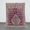 Vintage Boujaad Rug 9.5x6.0 Ft handknotted in Morocco with Amazigh motifs