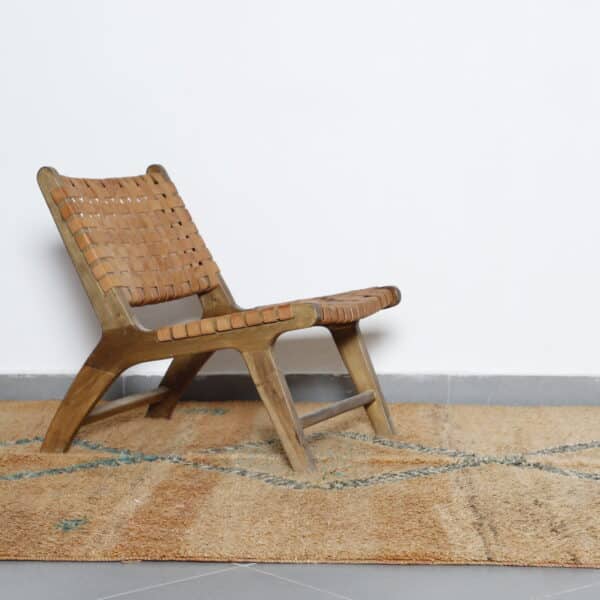 Vintage Oulmes Rug 10.5x6.0 Ft – Handknotted Moroccan Wool - Image 3