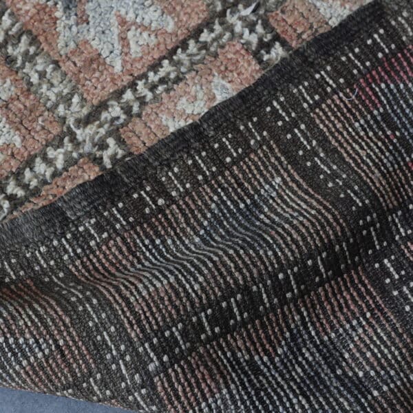 Vintage Beni Mguild 6.8x5.8 Ft – Handknotted Moroccan Wool Rug - Image 3