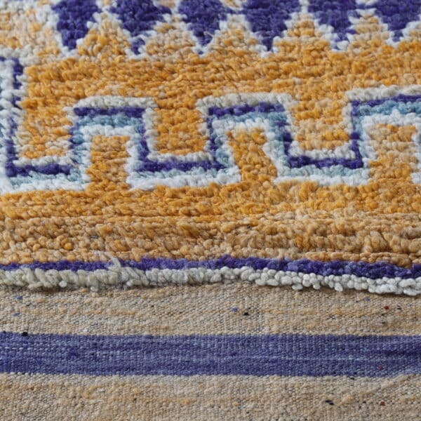 Vintage Rhamna Rug 12.5x5.1 Ft – Handknotted Moroccan Wool - Image 2