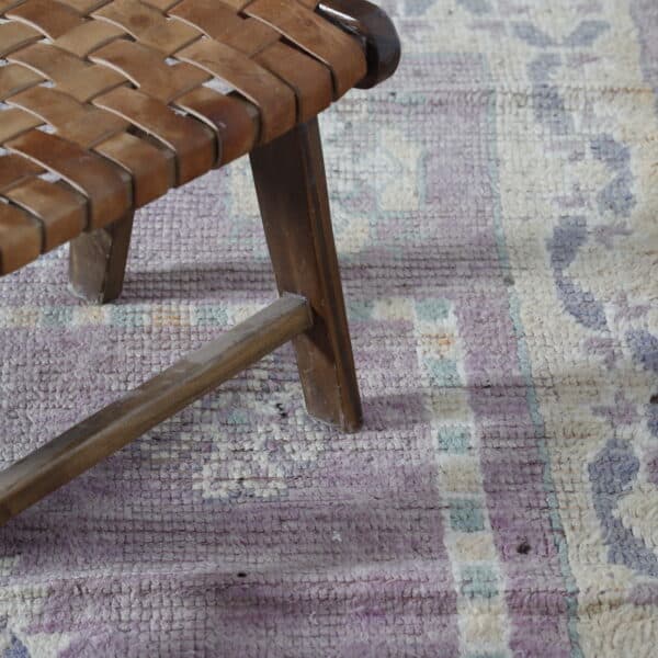 Vintage Oulad Bousbaa Rug 5.8x9.8 Ft – Handknotted Wool Rug - Image 9