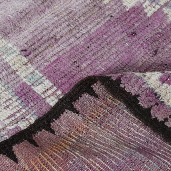 Vintage Oulad Bousbaa Rug 5.8x9.8 Ft – Handknotted Wool Rug - Image 3
