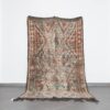 Vintage Zayan Rug 8.9x5.6 Ft handknotted in Morocco with tribal motifs